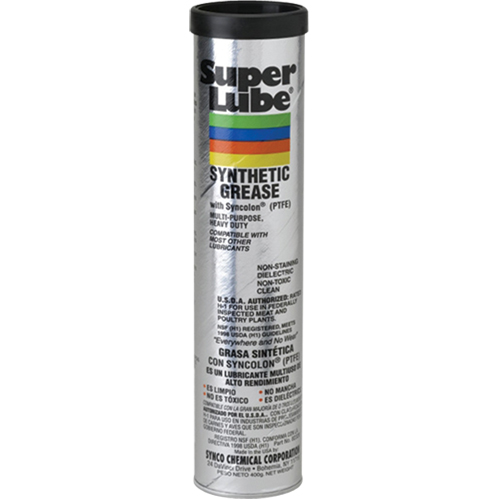 Graisse synth&eacute;tique Super Lube a/PFTE, 400 g, Cartouche Trail Hammer and Bolt