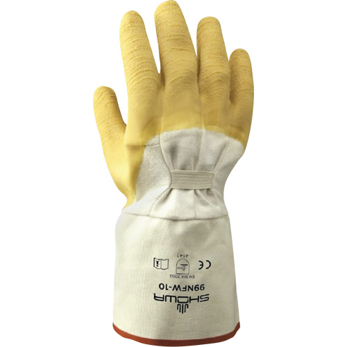 Gants robustes 99NFW, 10/Grand, R&ecirc;vetement Latex de caoutchouc, Enveloppe en Coton Trail Hammer and Bolt