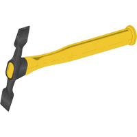 Plastic Handle Chipping Hammers, 11-7/8", 20 oz. Head, Steel Trail Hammer and Bolt