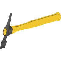 Plastic Handle Chipping Hammers, 11-7/8", 16 oz. Head, Steel Trail Hammer and Bolt