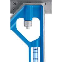 &eacute;querre combin&eacute;e True Blue, 12" lo, 1/16" Graduations, Acier, Ordinaire Trail Hammer and Bolt