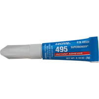 Adh&eacute;sif instantan&eacute; Super Bonder 495, Transparent, Tube, 3 g Trail Hammer and Bolt