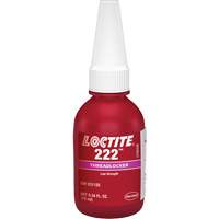 Compos&eacute; de blocage 222 petite vis, Mauve, Basse, 10 ml, Bouteille Trail Hammer and Bolt