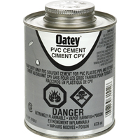 Ciment de PVC d'usage intense, 473 ml, Canette &agrave; dessus brosse, Gris Trail Hammer and Bolt