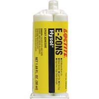 &eacute;poxyde Hysol E-20NS, Deux composants, Cartouche double, 120 g, Havane Trail Hammer and Bolt
