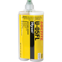 Adh&eacute;sif ur&eacute;thane Hysol U-05FL, Deux composants, Cartouche double, 622 g, Blanc cass&eacute; Trail Hammer and Bolt