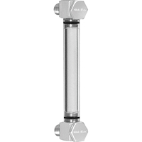 Indicateur de niveau &agrave; liquide en Rond Nylon, Filet&eacute;, 5" lo, 205°F (96,11° C) Trail Hammer and Bolt