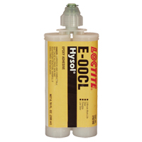 Adh&eacute;sif structurel E-00CL, 200 ml, Cartouche double, Deux composants, Transparent Trail Hammer and Bolt