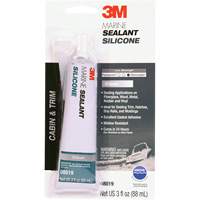 Produit d'&eacute;tanch&eacute;it&eacute; &agrave; base de silicone de calibre marin, 3 oz., Tube, Transparent Trail Hammer and Bolt
