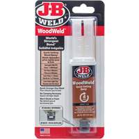 WoodWeld Adhesive, 25 ml, Syringe, Two-Part, Tan Trail Hammer and Bolt