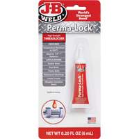Perma-Lock Threadlocker, Red, High, 6 ml, Tube Trail Hammer and Bolt