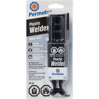Plastic Welder Epoxy, 25 ml, Syringe, Two-Part, Black Trail Hammer and Bolt