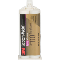 Adh&eacute;sif Scotch-Weld, 1,64 liq. oz., Cartouche double, Deux composants, Transparent Trail Hammer and Bolt