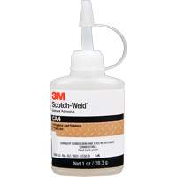 Scotch-Weld Instant Adhesive CA4, Clear, Bottle, 1 oz. Trail Hammer and Bolt