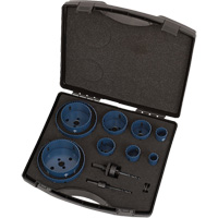 Ensemble de scies-cloches pour &eacute;lectricien, 12 morceaux Trail Hammer and Bolt