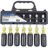 JKND-7S Cushion Grip Nutdriver Set, 7 Pcs., Non Magnetic, Imperial Trail Hammer and Bolt