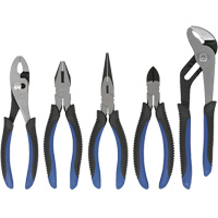 JIPS-5SHD Super Heavy-Duty Industrial Pliers Set, 5 Pieces Trail Hammer and Bolt