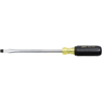 JKSS-8 Slot Screwdriver, 3/8" Tip, Square, 8" L, Cushion Grip Handle Trail Hammer and Bolt