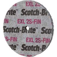 Meule homog&egrave;ne Scotch-Brite EXL, 3" x 1/2", Arbre de 1/4" Trail Hammer and Bolt
