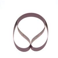 Courroie en textile 241D, 1" la x 42", Oxyde d'aluminium, Grain P120 Trail Hammer and Bolt