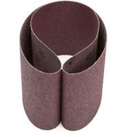 Courroie abrasive en toile 341D, 6" la x 48" lo, Oxyde d'aluminium, Grain 40 Trail Hammer and Bolt