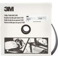 Rouleau de toile abrasive utilitaire 314D, 2" la x 150' lo, Grain 100J Trail Hammer and Bolt