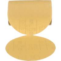 Disque dor&eacute; en rouleau Stikit, 6" dia., Grain P320, Oxyde d'aluminium Trail Hammer and Bolt
