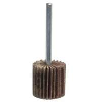 Mini-meule &agrave; lamelles de super finition, Oxyde d'aluminium, Grain 60, 1-3/16" x 1/4" x 1/4" Trail Hammer and Bolt
