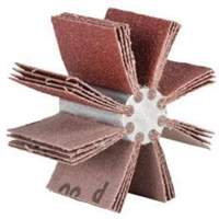 Plain Flap B-830 Bore Polisher, Aluminum Oxide, 60 Grit, 6-3/4" x 1-1/2" Trail Hammer and Bolt