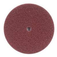 Disques de polissage non tiss&eacute;s, 6" dia., Grain Fin, Oxyde d'aluminium Trail Hammer and Bolt