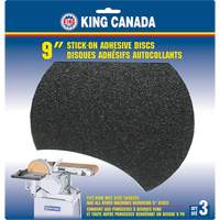 Disque de ponçage pour le bois, 9" dia., Grain 60 Trail Hammer and Bolt