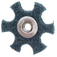 Disque abrasif en forme d'&eacute;toile pour pr&eacute;paration de surface Abrasotex , 1-1/2" dia., Grain Tr&egrave;s fin, Oxyde d'aluminium Trail Hammer and Bolt
