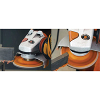 Enduro-Flex Flap Disc, 4-1/2" x 5/8"-11, Type 27, 40 Grit, Zirconia Alumina Trail Hammer and Bolt