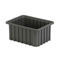 Divider Box, Polyethylene, 9.8" W x 7.3" D x 5" H, Grey Trail Hammer and Bolt