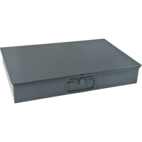 Boîtes en acier &agrave; compartiments &agrave; fond courb&eacute;, 18,34" la x 12,16" p x 3,16" h, 6 horizontaux compartiments Trail Hammer and Bolt