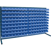 Rayonnage &agrave; persienne avec bacs, 144 bacs, 72" la x 15" p x 40" h Trail Hammer and Bolt