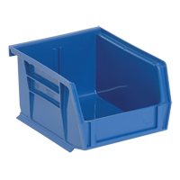 Bacs ultra empilable & suspendable, 4-1/8" la, 3" h x 5-3/8" p, Bleu Trail Hammer and Bolt