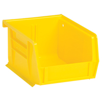 Bacs ultra empilable & suspendable, 4-1/8" la, 3" h x 5-3/8" p, Jaune Trail Hammer and Bolt