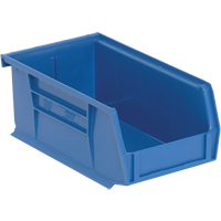 Bacs ultra empilable & suspendable, 4-1/8" la, 3" h x 7-3/8" p, Bleu Trail Hammer and Bolt