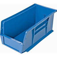Bacs ultra empilable & suspendable, 5-1/2" la, 5" h x 10-7/8" p, Bleu Trail Hammer and Bolt