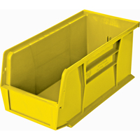 Bacs ultra empilable & suspendable, 5-1/2" la, 5" h x 10-7/8" p, Jaune Trail Hammer and Bolt