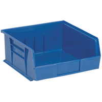 Ultra Stack & Hang Bin, 11" W x 5" H x 10-7/8" D, Blue Trail Hammer and Bolt