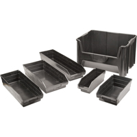 Bacs &agrave; pi&egrave;ces en plastique recycl&eacute;, 4-1/8" la x 11-5/8" p x 4" h, Capacit&eacute; de 30 lb Trail Hammer and Bolt