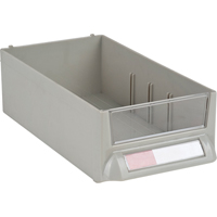Tiroir de rechange pour armoires de pi&egrave;ces KPC-400, Plastique, 4-11/16" la x 8-5/8 p, 2-7/10" h, Gris Trail Hammer and Bolt