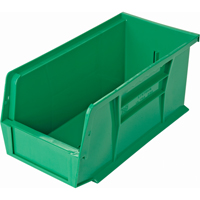 Bacs ultra empilable & suspendable, 5-1/2" la, 5" h x 10-7/8" p, Vert Trail Hammer and Bolt