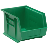 Bacs ultra empilable & suspendable, 8-1/4" la, 7" h x 10-3/4" p, Vert Trail Hammer and Bolt