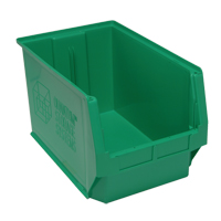 Contenants g&eacute;ants empilables, 12,375" la x 19,75" p x 11,875" h, Vert Trail Hammer and Bolt