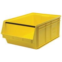 Contenants g&eacute;ants empilables, 18,375" la x 29" p x 11,875" h, Jaune Trail Hammer and Bolt