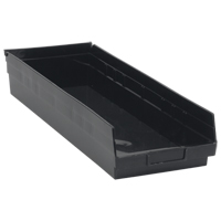 Bac pour &eacute;tag&egrave;re &eacute;conomique, 8-3/8" la x 4" H x 23-5/8" p, Noir, Capacit&eacute; 60 lb Trail Hammer and Bolt