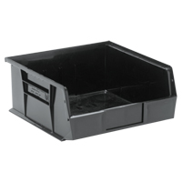 Ultra Stack & Hang Bin, 11" W x 5" H x 10-7/8" D, Black Trail Hammer and Bolt